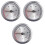 3Stk Metall Integriertes Thermometer Silber Mini Für Zigarrenkiste 5