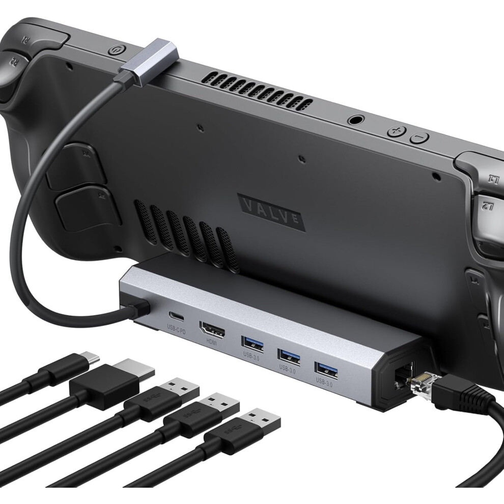 6-In-1 Dock For Steam Deck Rog Ally Legion Go Msi Claw Hdmi 9377112820842