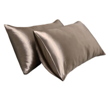 AUQ Silk Pillow Cases – Polyester Satin, 20x30 in, 2 Pack