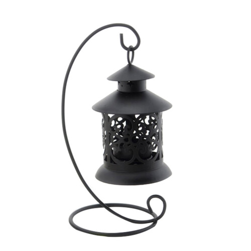 Moroccan Lantern with Bracket, Flower Hollow Design