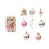 Pink Christmas Ornament Set - Plastic, 3 Sizes, Gift Box 1