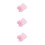 3Pièces Bonnets Rose En Coton Nœud Fleuri Pour Bébé 3
