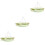 3Pcs Green Pet Hanging Bed Durable Hammock Cushioned Hamster Rest 6