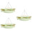 3Pcs Green Pet Hanging Bed Durable Hammock Cushioned Hamster Rest 8