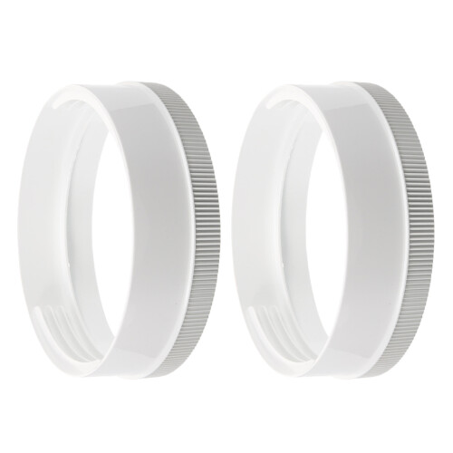 6Pcs White Air Conditioner Hose Coupler Plastic Adapter 2