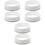 6Pcs White Air Conditioner Hose Coupler Plastic Adapter 5