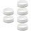 6Pcs White Air Conditioner Hose Coupler Plastic Adapter 8