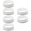 6Pcs White Air Conditioner Hose Coupler Plastic Adapter 9
