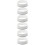 6Pcs White Air Conditioner Hose Coupler Plastic Adapter 10