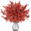 6 Pcs Orange Artificial Baby's Breath Bouquets – 1