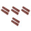 8Pcs Home Use Dark Red Plastic Cigar Humidifiers Portable Set 3
