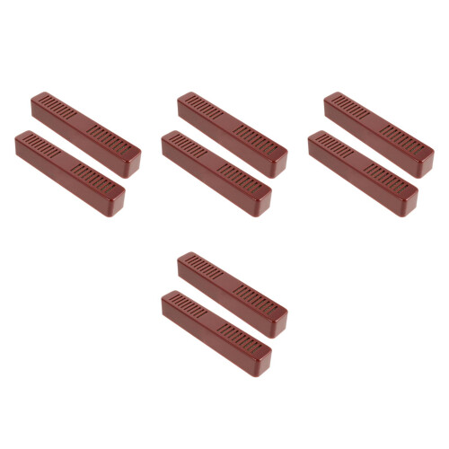 8Pcs Home Use Dark Red Plastic Cigar Humidifiers Portable Set 2