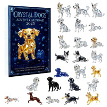 Χριστουγεννιάτικο Ημερολόγιο Advent με Σκύλους Crystal – Αντίστροφη Μέτρηση 24 Ημερών