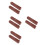 8Pcs Home Use Dark Red Plastic Cigar Humidifiers Portable Set 6