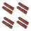 8Pcs Home Use Dark Red Plastic Cigar Humidifiers Portable Set 7