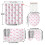 Set de perdele de duș cu inimă – Design romantic impermeabil 2