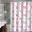 Set de perdele de duș cu inimă – Design romantic impermeabil 5