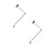 2Stk Signal Lampen Metall ABS Farbenfroh 10