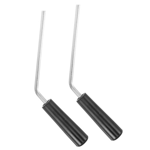 6Pcs Black Popcorn Maker Handle Replacement Iron Plastic for Home Use 2
