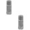 2Pièces Huile Piston Plongeur Hydraulique Pour Cric Argent 8