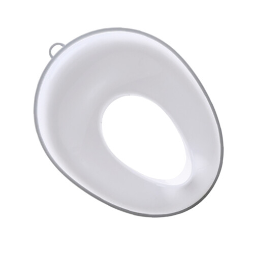 2Pcs White Plastic Toddler Potty Ring Comfortable Toilet Training Seat 1