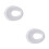 2Pcs White Plastic Toddler Potty Ring Comfortable Toilet Training Seat 6