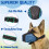 Air Mesh Dog Muzzle for Medium/Large Dogs – Anti-Biting, Barking, Chewing; Soft Basket Muzzle for German Shepherd, Reflective & Adjustable; 2