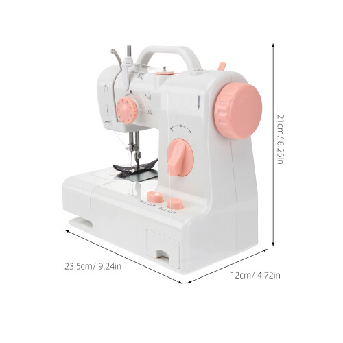 2Pièces Machine À Portative Blanche À Pour Couture 1