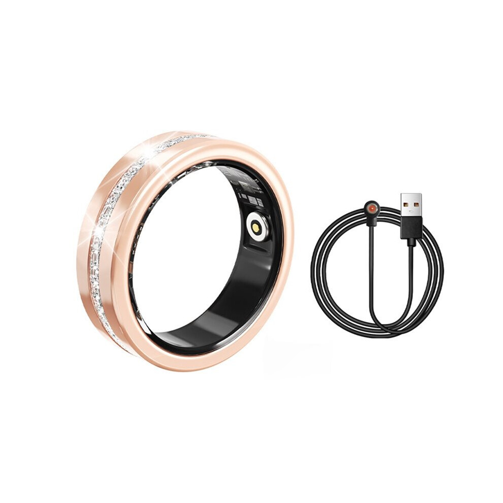 Zandonã Ring For Women Waterproof Ip68 Heart Rate & Health Monitor Stylish Sports Accessory Inner Diameter 18.9Mm