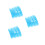 30Pièces Clôture Miniature Plastique Bleu Pour 7