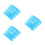 30Pièces Clôture Miniature Plastique Bleu Pour 8