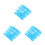 30Pièces Clôture Miniature Plastique Bleu Pour 10