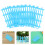 30Pièces Clôture Miniature Plastique Bleu Pour 11