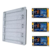 3X 1000KH/S Nmminer Nerdminer+ 4 Slots Stand Upgraded Harshrate 2.8 Inch Display Lotter Bitcoin Crypto Solo Miner