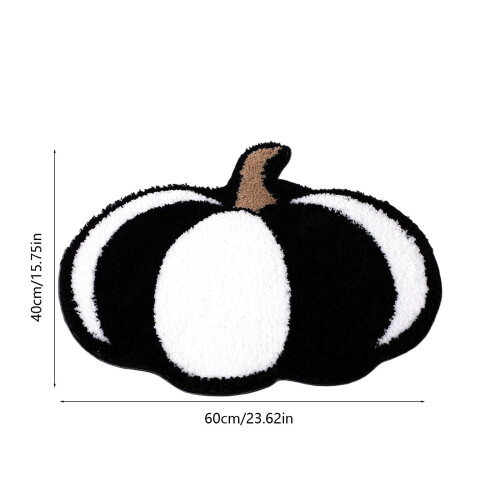 Kürbis-Halloween-Fußmatte 60 cm 2