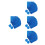 400Pcs Blue Foil Chocolate Wrappers Candy Packaging Paper 2