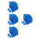 400Pcs Blue Foil Chocolate Wrappers Candy Packaging Paper 3