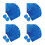 400Pcs Blue Foil Chocolate Wrappers Candy Packaging Paper 6