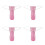 400Pièces Strings T-Back Jetables Rose Pour Bronzer Et 4