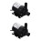 2Pièces Booster Dc 12V Noire Pour Circulation D'eau 5
