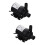 2Pièces Booster Dc 12V Noire Pour Circulation D'eau 7