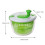 Déshydrateur à salade manuel en plastique vert (1 pièce) 2