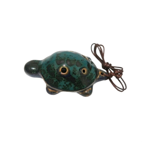 Beginners Turtle Ocarina 6-gaats keramische fluit wit 1