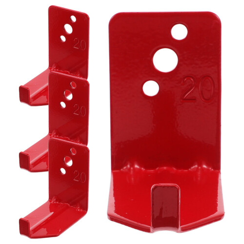4Ensembles Support Extincteur Multifonction Murale Fer Rouge Fiable 1