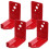 4Ensembles Support Extincteur Multifonction Murale Fer Rouge Fiable 3