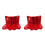 4Ensembles Support Extincteur Multifonction Murale Fer Rouge Fiable 4