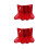 4Ensembles Support Extincteur Multifonction Murale Fer Rouge Fiable 8