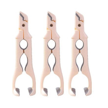 Multi-Angle Anti-Scald Bowl Holder Clip Hot Plate Grabber Tool , Heat Silicone with Bottle Opener, 3PCS