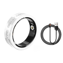 Intelligente Impermeabile per Uomo e Donna, Monitoraggio Della Frequenza Cardiaca e del Sonno, Elegante Accessorio Sportivo, Diametro Interno