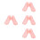 4St Plastic Display Modellen in Roze Voor En Sieraden 8